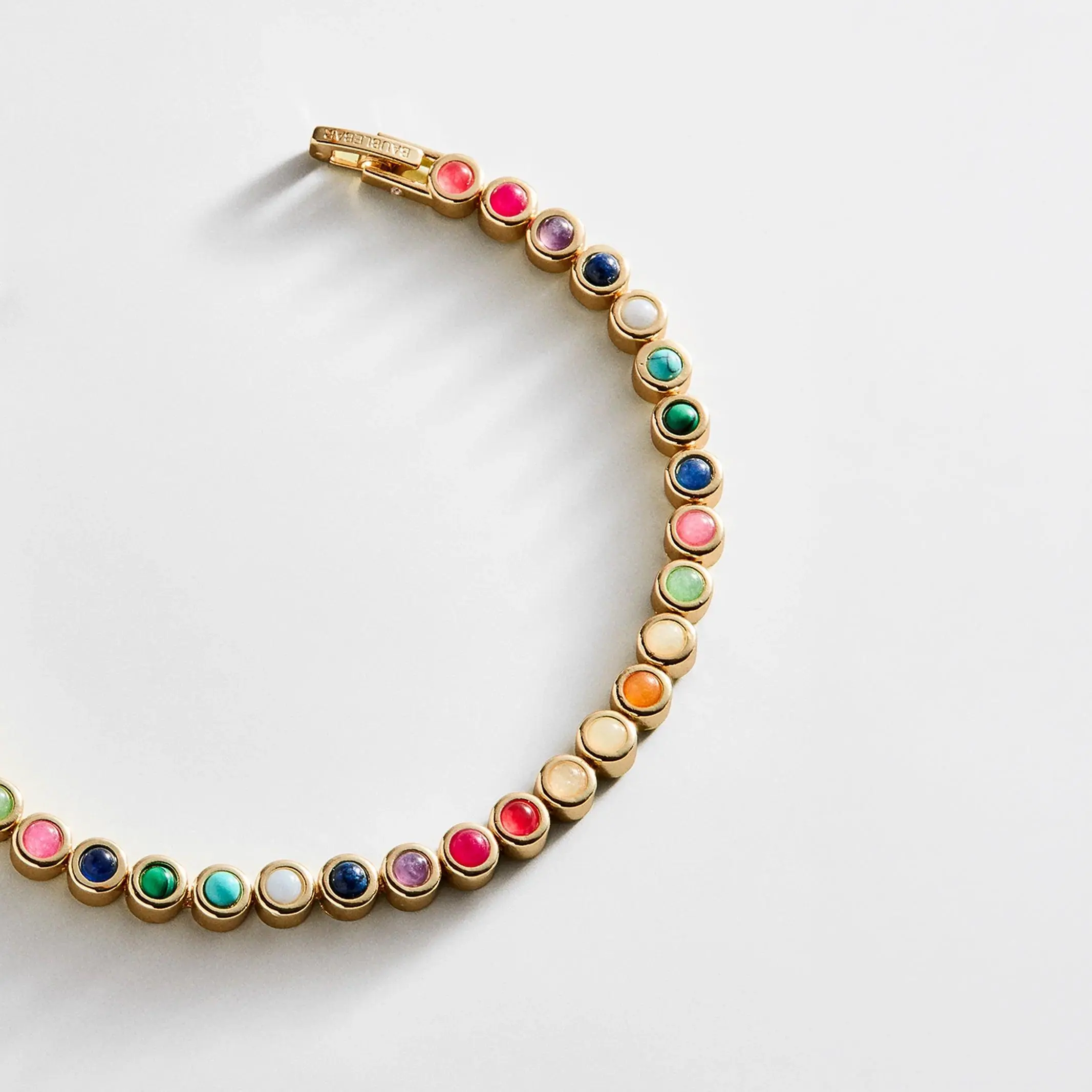 Nina Semi-Precious Bracelet - Gold/Multi