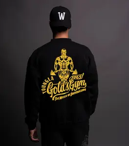 Golds Gym Golden x YLA Sweatshirt, Gym Cotton Sweatshirt, Workout Sweatshirt, Sport Gift, Gymnastic Merch Fan , Streetwear Sweatshirt, Vintage Hiphop Sweater, Retro Sweatshirt, Bodybuilding Wear, Motivation Gym Wear, Muscle Fit Outfit