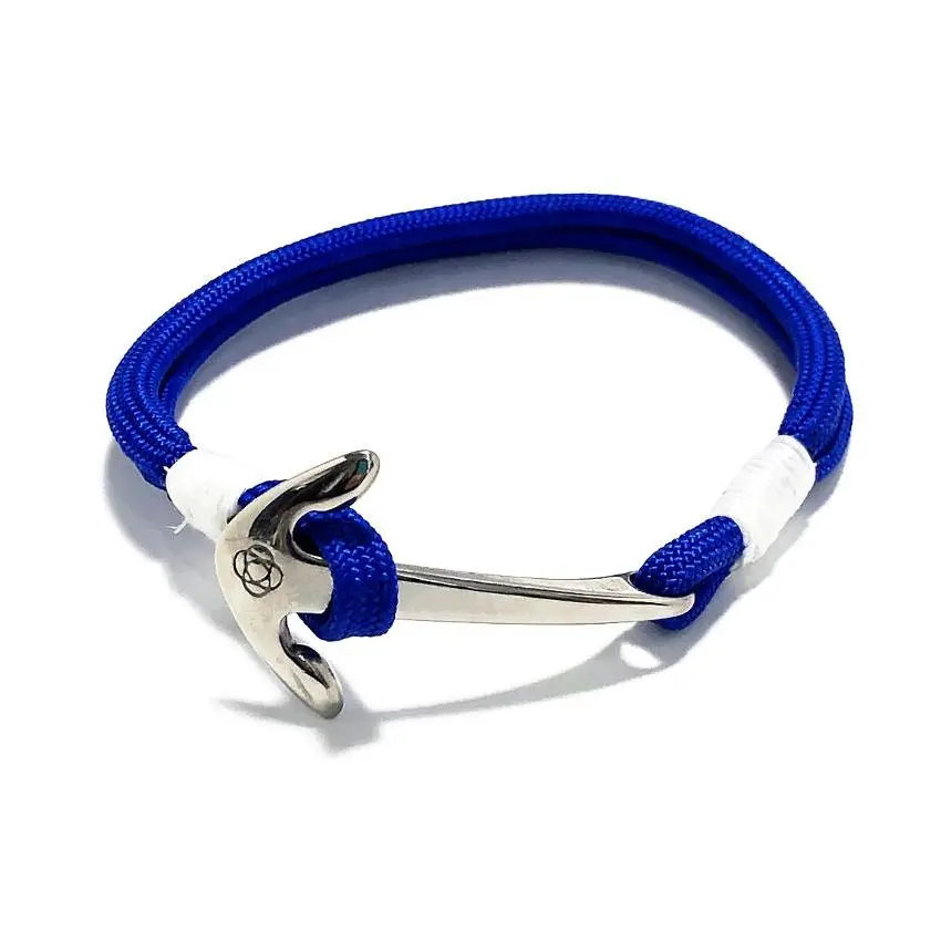 Royal Blue Nautical Anchor Bracelet Stainless Steel 029