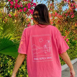 Beach Days Polaroid Shirt ~ Unisex Apparel Relaxed Fit Printed In The USA Clothing Womenswear Casual Comfort Cotton