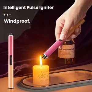 Ignite the Candle Electric Tool,  USB Rechargeable Windproof & Flameless Plasma Arc Lighter,Mothers Day Gifts for Mom from Daughter Son, Birthday Gifts for Mom Women Men Wife Sister
