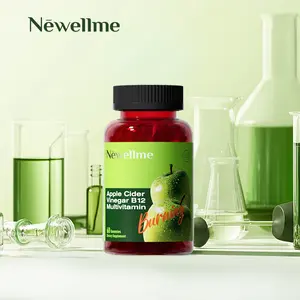 Apple Cider Vinegar Gummies Formulated to Support Normal Energy Levels & Gut Health - Supports Digestion Edible Supplement Dietary Organic Fitness