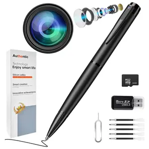 Hidden Camera Pen - 64GB Spy Camera with 1080P Full HD Video | Mini Nanny Cam for Home Security, Business & Learning | 2023 Version