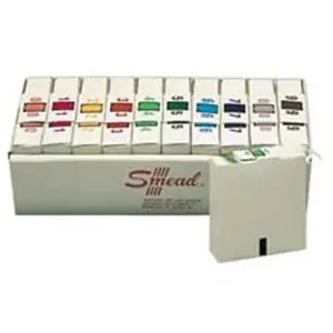 Smead Manufacturing Company SMD67374 Color Coded Labels- Bar Style- in.4in.- 1-.25in.x1in.- Light Green