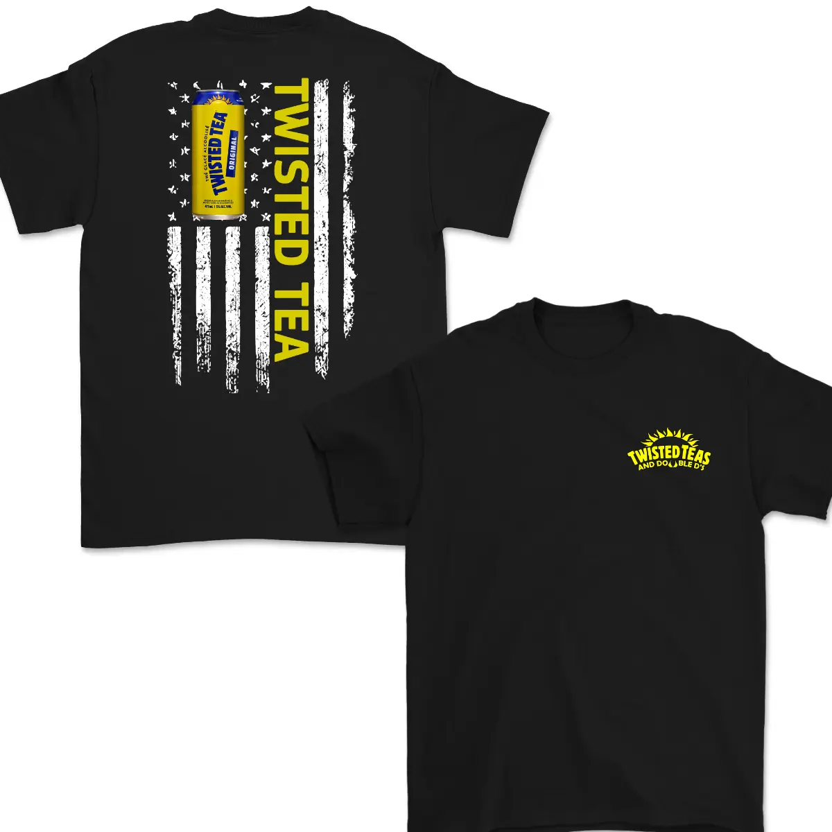 Twisted Tea shirts, a trendy summer style for both men and women, come in a variety of colors and sizes