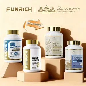 Dr. CROWN Move & Relax Bundle with Glucosamine, Chondroitin, MSM & 10-in-1 Magnesium Complex for Mobility, Comfort & Relaxation