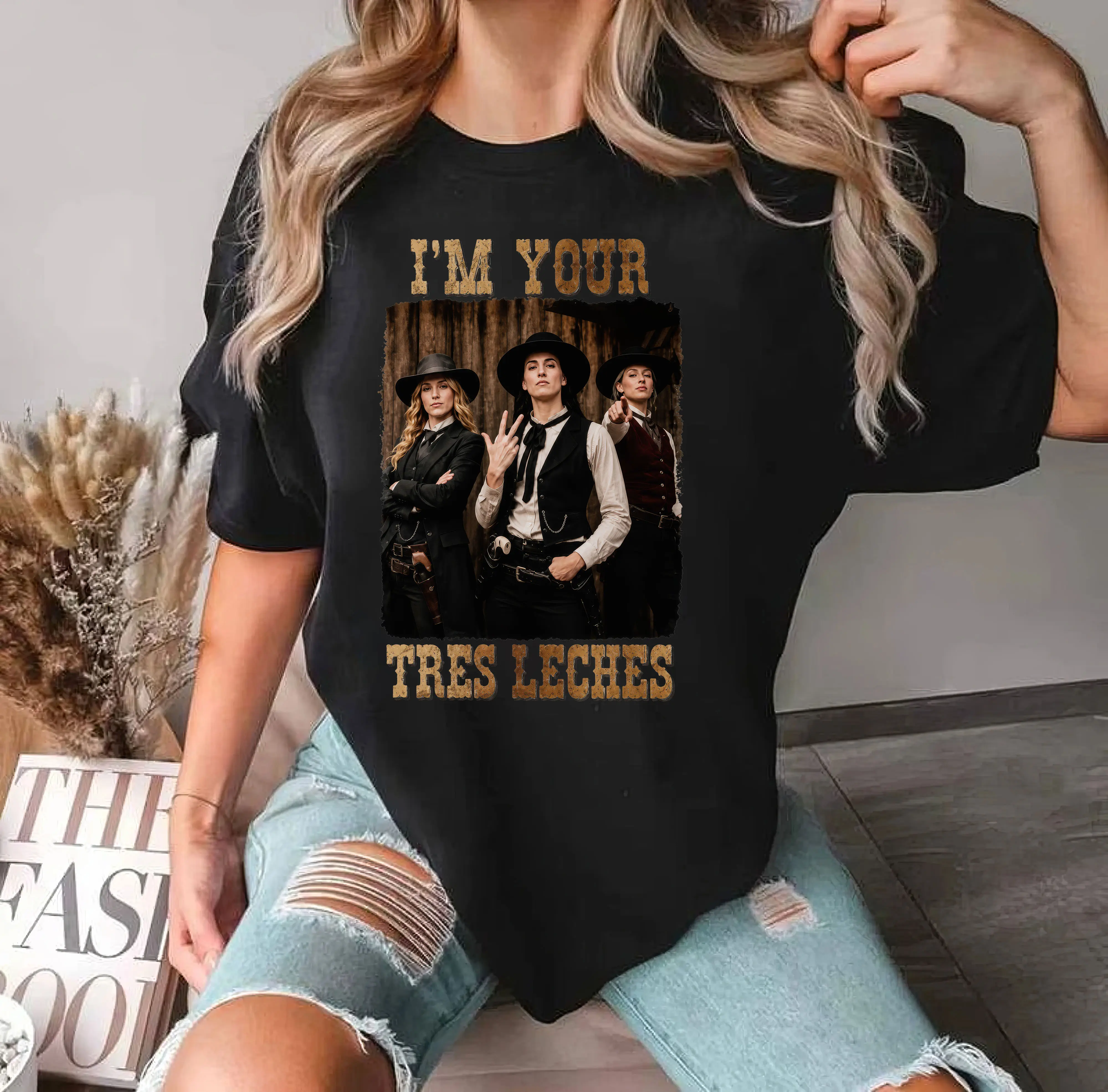 Im Your Tres Leches Shirt, Graphic Basketball Fan T-Shirt, Western Style Unisex Cotton Tee, Casual Sports Shirt, Fan Gift