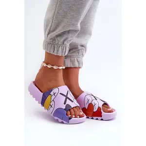 Cartoon Print Flip-flops