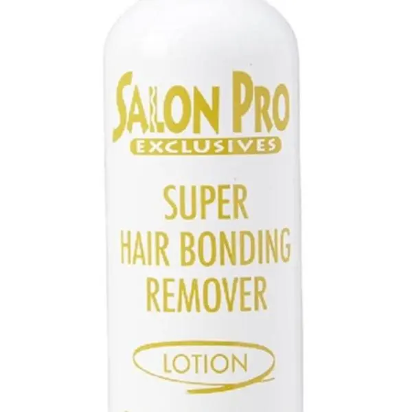 Salon Pro 30 Sec Super Hair Bond Remover, Gentle Fast-Acting Lotion for Easy Removal of Bonded Wefts and Extensions, 4 oz, Bonded Hair