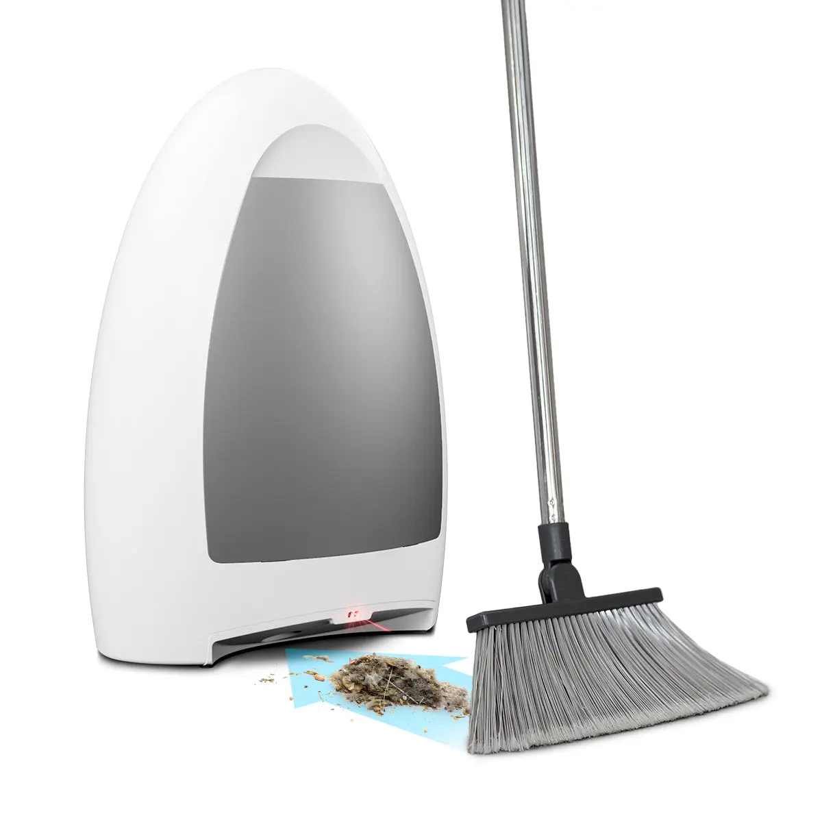 EYEVAC Home Touchless Vacuum Automatic Dustpan - Great for Sweeping Pet Hair Food Dirt Kitchen - Ultra Fast & Powerful, Corded Canister Vacuum, Bagles