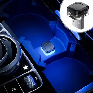 New Universal USB Car Interior Ambient Atmosphere Light,LED Signal Lights Auto Reading Night Light Decoration Accessories, Car Lighting Accessories