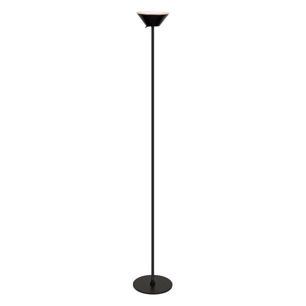 Elias 59" Minimalist Modern Torchiere Metal Adjustable Height Rechargeable Cordless Integrated Portable Touch Sensor Dimmable LED Indoor/Outdoor Floor Lamp