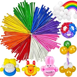 260 Balloons Pack of 100 Long Balloon Animal Twisting Balloons for for Animal Shape Birthdays Clowns