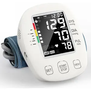Blood Pressure Monitors for Home use, Automatic Digital BP Machine, Adjustable Upper-Arm Blood Pressure Cuff(8.7'' -16.5''), Large Clear LCD Backlit Display&HR Detection, 2x99 Sets Memory