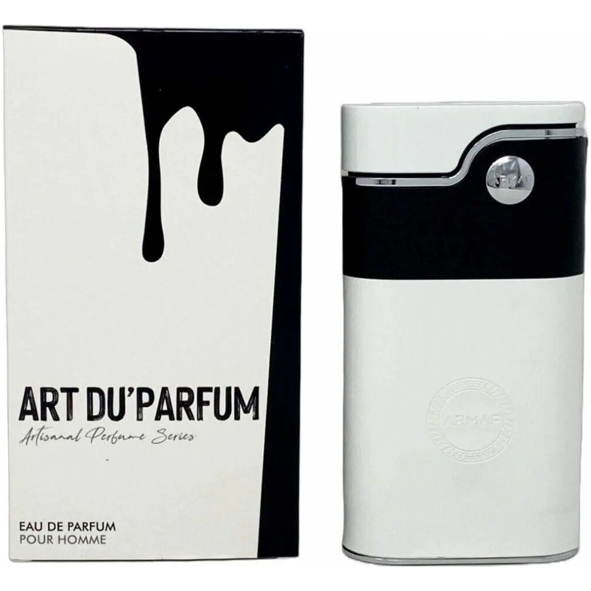 Giorgio Armani Art Du'Parfum Men's EDP Cologne - 3.3oz New Boxed, Nutmeg-Infused with Lavender, Ginger, Vanilla Musk, Spicy Patchouli, Amber Scent, Aesthetic Men's Fragrance, Gift for Him, Amber Wood Vanilla Notes