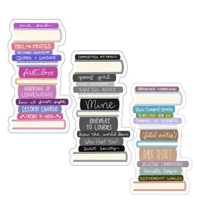 Book Stack Sticker - Romance & Fantasy Reader Gift