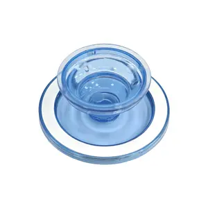 2pcs Transparent Purple Magnetic Phone Poppings Sockets Stand for iPhone MagSafe with Strong Magnetic Pull Force Round Holder for MagSafe or Cases & Devices