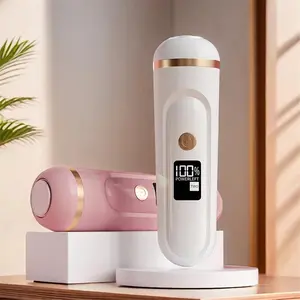Electric Callus Remover - Adjustable Speed, Waterproof Stainless Steel Nail Care Tool, Portable Rechargeable White Salon Manicure Device for Gentle Smooth Removal of Bad Skin on Sensitive Ft