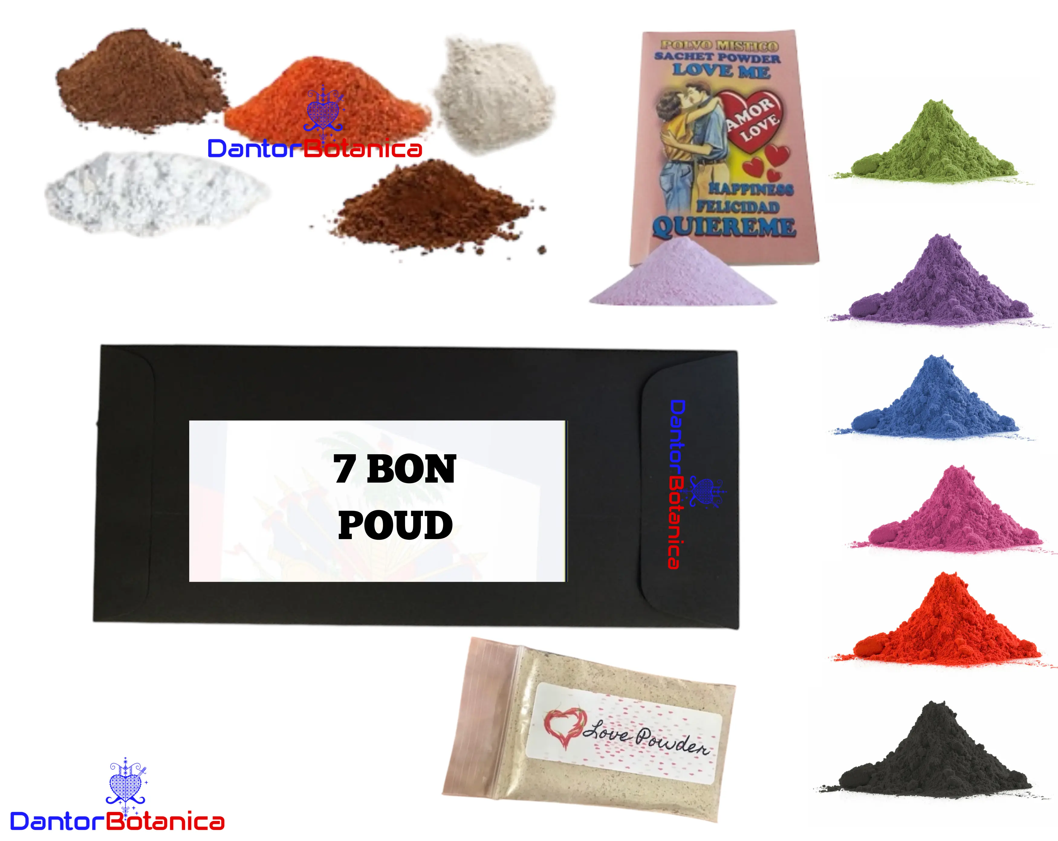 7 BON POUD-RELIGIOUS POWDER POLVO- poud vodoo- hood