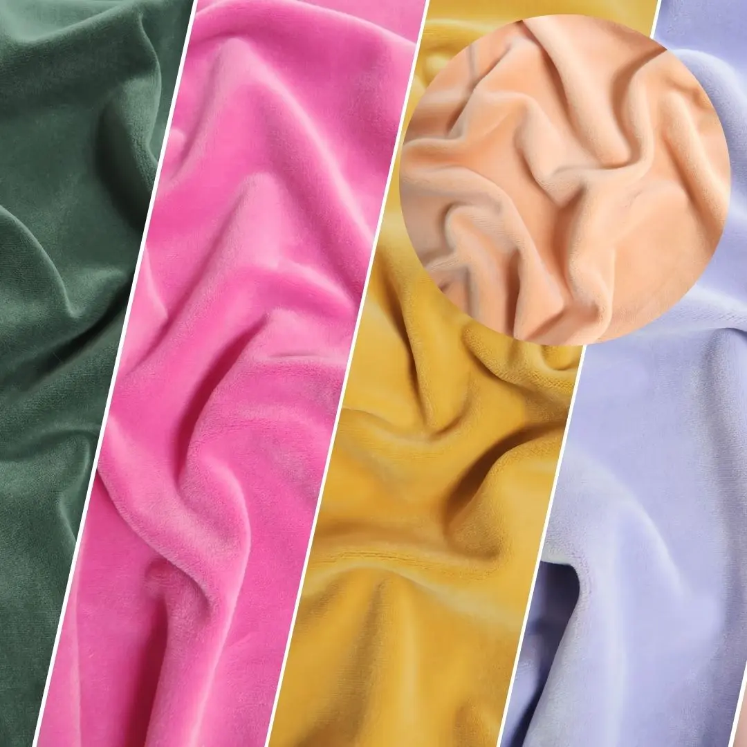 Stretch Mochi Plush Minky / Soft Solid Fabric by the Yard