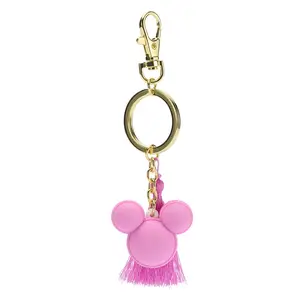 Disney Store Mickey Mouse Icon Macaron Keychain – Purple