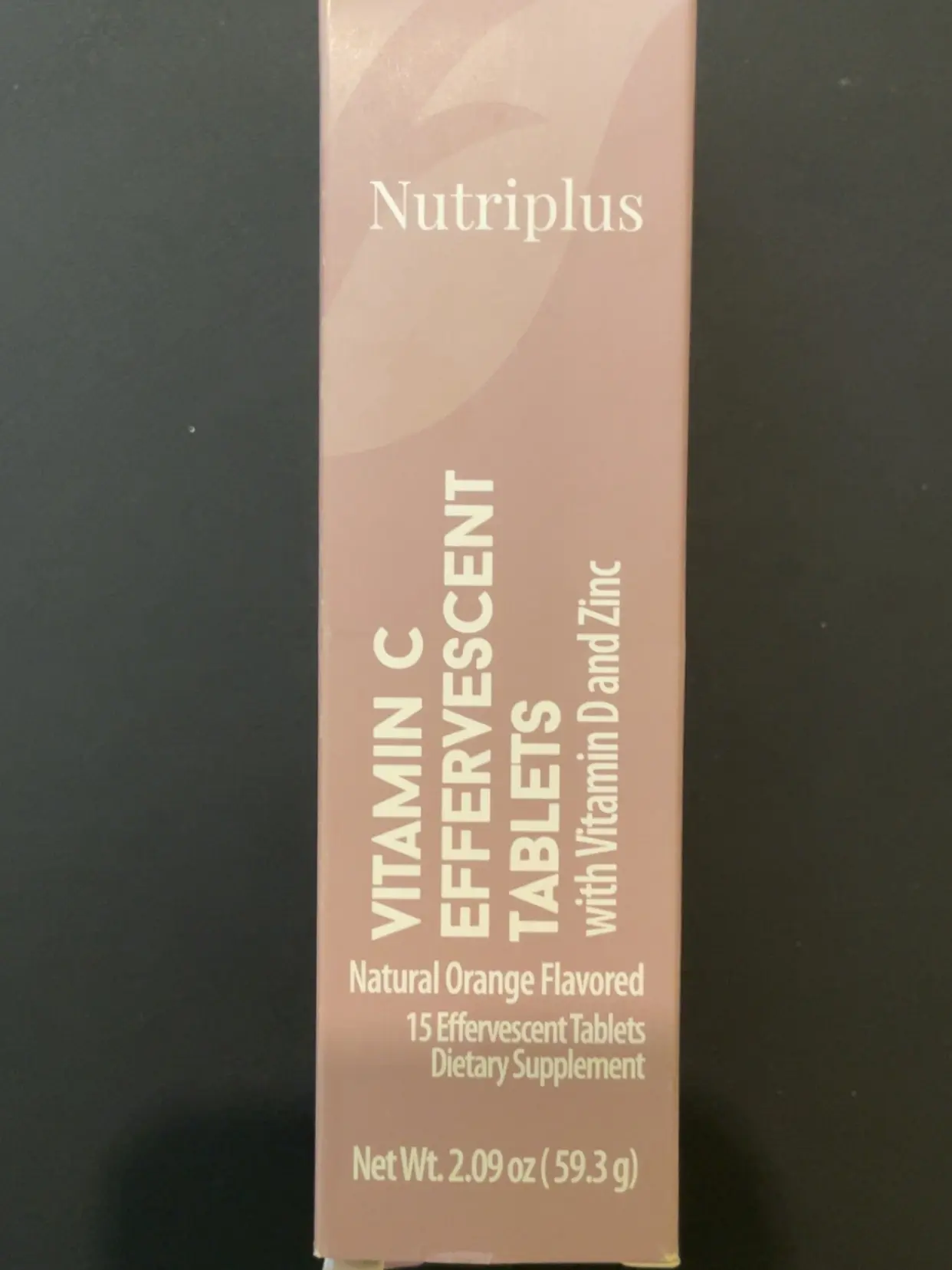 Nutriplus Vitamin C Effervescent Tablets