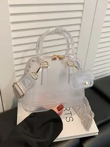 New Style Korean Edition Unique Design High-End Crossbody Bag Small Handbag Transparent Shell Bag Jelly Bag