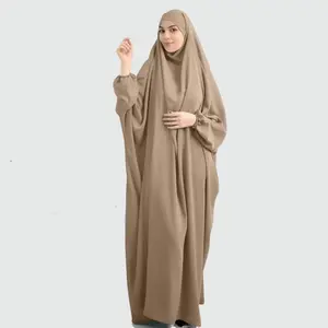 Muslim One Piece Prayer Hijab Dress Women Hooded Abaya Full Cover Islam Dubai Modest Robe/Muslim Islamic Clothing Abaya/Muslim Prayer Clothe