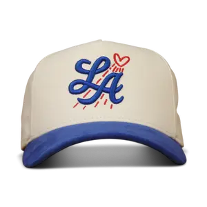 LA LOVE! Snapback Cream Royal