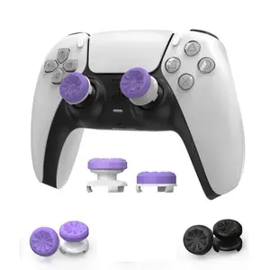 Gaming Grips with Thumbsticks, Thumbsticks Grips for PS4/PS5, XBOX, Professional Thumb Grips Joystick Cap Analog Stick Cover,Thumbsticks - 1 High-Rise & 1 Mid-Rise PS5/4