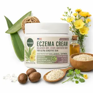 5-in-1 Eczema Cream for Babies, Kids & Adults | Colloidal Oatmeal Lotion for Dry, Itchy Skin | Intensive Face & Body Moisturizer | Clinically Tested for Sensitive, Irritated Skin