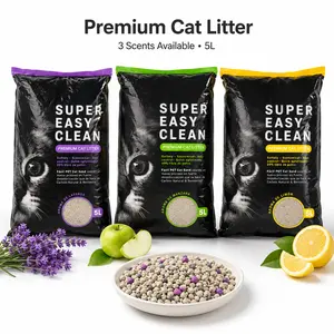 Cat Litter / 5L / Bentonite / Clumping / Low Dust / Odor Control / Indoor Cats。