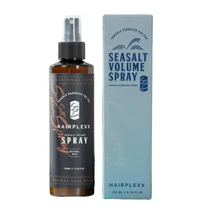 HAIRPLEXX Sea Salt Volume Spray for Natural Waves & Hair Texture with Matte Finish - Quick Volume & Texture Fast - 200ml - Volumizing Lengthening Hold Curl Defining