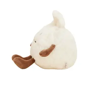 Dumpling Warmies Fully Microwavable Plush Toy with All-Natural Flaxseed Filling Gently Scented with Real French Lavender for Calming Aromatherapy and Natural Pain Relief