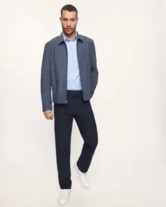 Express Everyday Performance Marble Gray Zip Jacket