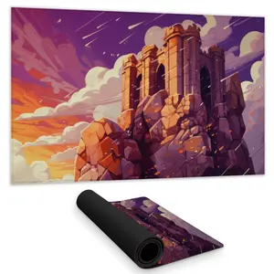 MWW C1DM1424G3BRTN 14 x 24 in. The Last Remains - White Gaming Mat for Home Decor