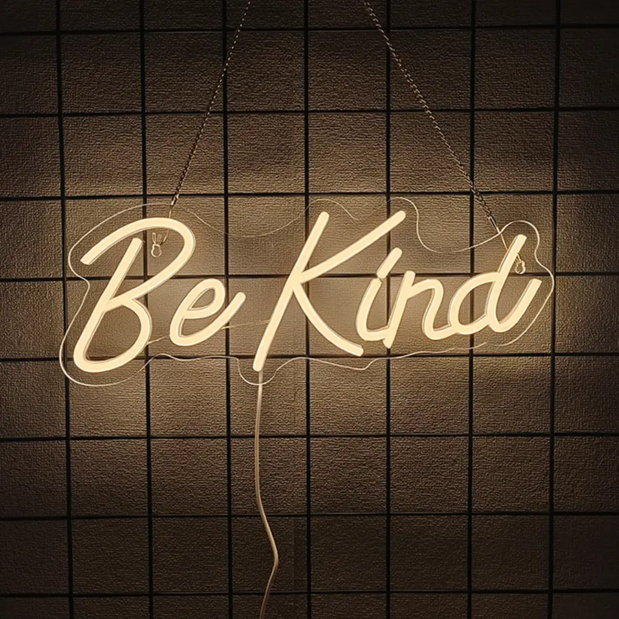 Be Kind Neon Sign, Neon Light Signs for Wall Decor,   Sign for Bedroom, Office, Beauty Bar,Shop Decoration, Neon Signs Gift for Teen girls