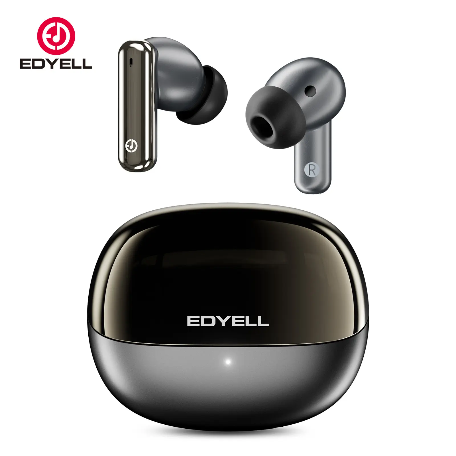EDYELL A1 Wireless Bluetooth Earbuds, 13mm Drivers 5.3 Audio Device with ENC Noise Cancelling Headphones, IPX5 Waterproof, Touch Control, Stereo Sound, Rechargeable In Ear Earphones