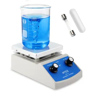 Magnetic Stirrer Hot Plate, Max 716°F, 100-2000 RPM, 2000 mL, with Magnetic Stir Bar