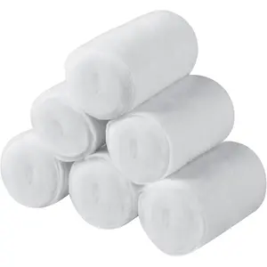 6 Rolls Soft Individual Pack Cast Padding, Gauze Bandage Use with Plaster Cloth for Halloween Wrap, Art Projects, Body Casts, Mask Making, Hobby Craft (2 Inch X 8.8 ft)
