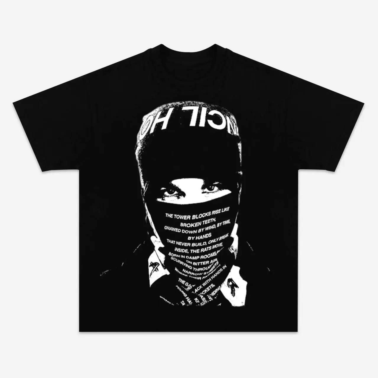 Youth & Adult ESDEEKID 4 RAWS Graphic Tee, Dark Streetwear T Shirt, Underground Rap Aesthetic Unisex Top for Trendy Style Fans Street Fashion Tee LFY