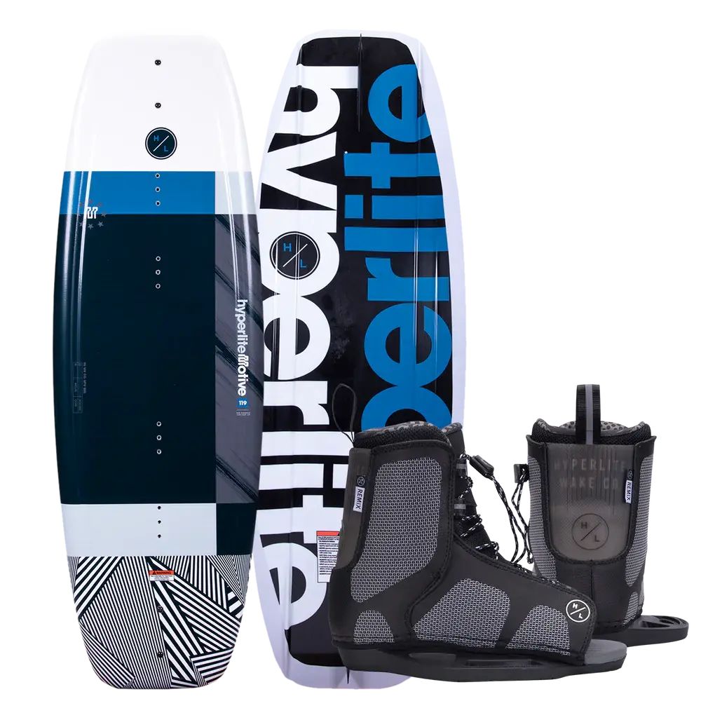 Hyperlite Junior Motive Wakeboard with Remix Boot Package 2025
