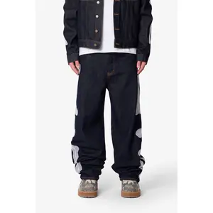 mnml Raw Skeleton Ultra Baggy Denim - Rinsed Indigo