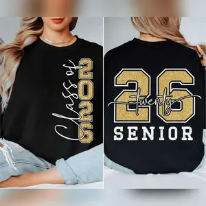 Senior Class of 2026 Sweatshirt Hoodie Senior 2026 Shirt of Shirt Graduation Graduation Hoodied Relaxed Unisex Hoodie Sweatshirt, Hoodie, Comfort Colors