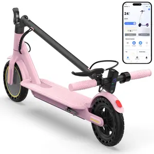 Powerful Foldable Electric Fast Speed Scooter for Teens&Adults-8.5/10 in Solid Tires 350W/500W Motor 19/22 MPH Top Speed 16/25 mi Range Dual Braking Lightweight Portable Max Pro Folding Long Commuter Escooter Summervibes Outdoor Sports Equipment app