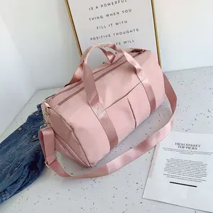 Sports Gym Bag Dance Bag Carry On Weekender Bag for Teen Women, Waterproof Travel Duffle bag with Wet Pocket and Shoe Compartment