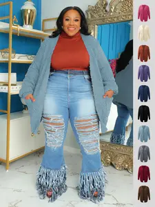 USBoutiqueCHIC Women's Ultra-Plush Fleece Jacket | Cloud-Like Softness for Curvy Figures, All-Season Comfort Wear