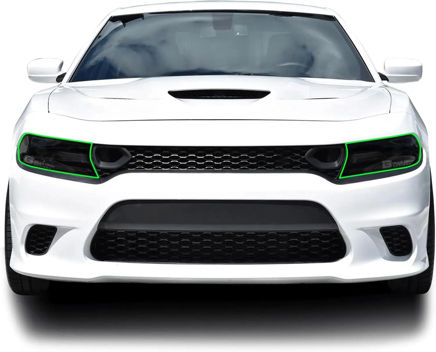 Full Headlight Tint Kit, Dark Smoke, Compatible with 2015-2023 Dodge Charger Car Exterior Lights Stickers