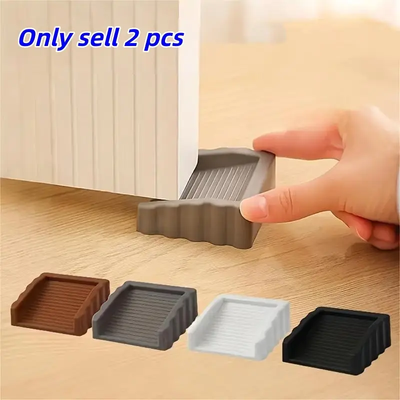 2-Piece Creative Windproof Door Stopper, Safety Door Blocker, Anti-Collision Door Stopper, Ideal for Home Office Bathroom, Door Hardware