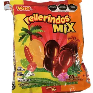 Rellerindos Mix 80 pack Mango,Chamoy Sandia and Tamarindo